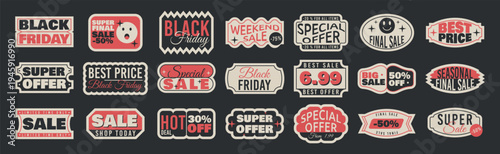 Price action. Y2k shape. Banner label, sale marketing. Sticker special promotion retail. Badge advertising, shop discount. Store offer coupon. Vintage emblem. Vector garish tag isolated illustration