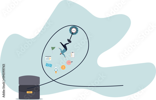 Project management process to manage and develop with resources to deliver quality product, agile development cycle .human life and situation.