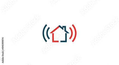 Smart Home Automation Control Icon.