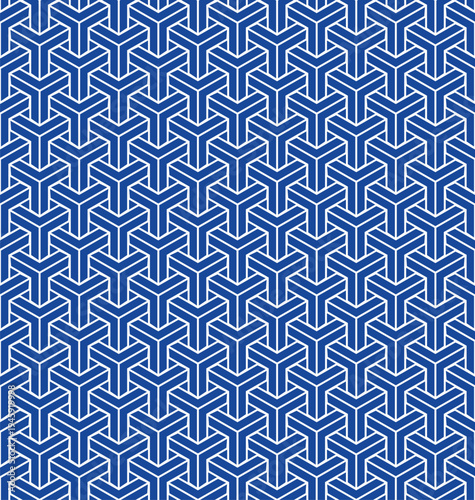 Full seamless abstract geometric skin pattern vector for decor and textile.