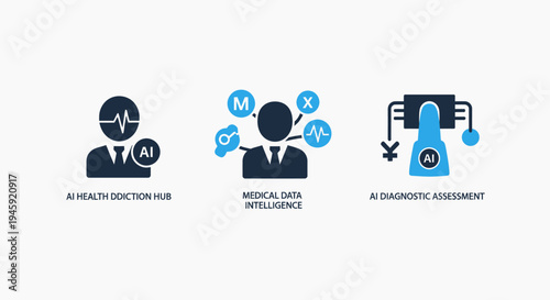 Ai health and diagnostic assessment tools for medical data analysis with artificial intelligence with heart rate with vital signs with AI health with diagnostic tool