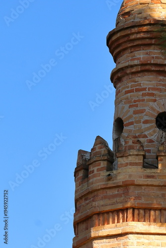 Villa Carmen's dovecote, a 20th-century construction, inspired by the Torre del Oro in Seville