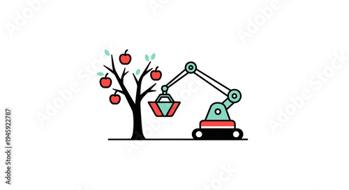 Robotic Arm Harvesting Apples.