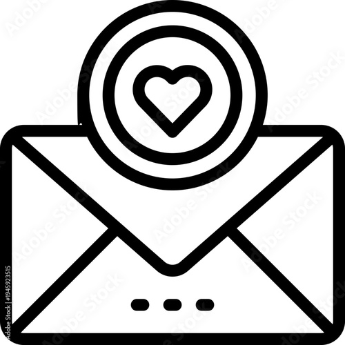 letter line icon. Clean and minimalist vector icon for websites, mobile apps, presentations, and logos. Fully scalable and customizable for any project.