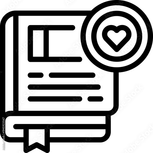 books line icon. Clean and minimalist vector icon for websites, mobile apps, presentations, and logos. Fully scalable and customizable for any project.