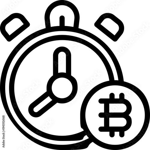 time line icon. Clean and minimalist vector icon for websites, mobile apps, presentations, and logos. Fully scalable and customizable for any project.