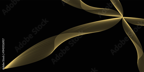 Black and Gold Premium Background. Creative Flyer Premium Luxury Template. Cool Anniversary Card. Grand Celebration Banner for Wedding and Engagement. Premium Thank You Design.