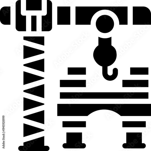 structural glyph icon. Strong and solid vector icon for websites, mobile interfaces, presentations, and visual branding. High quality and easy to edit.