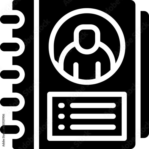 note glyph icon. Strong and solid vector icon for websites, mobile interfaces, presentations, and visual branding. High quality and easy to edit.