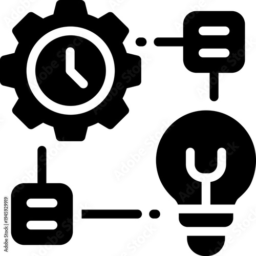 implement glyph icon. Strong and solid vector icon for websites, mobile interfaces, presentations, and visual branding. High quality and easy to edit.