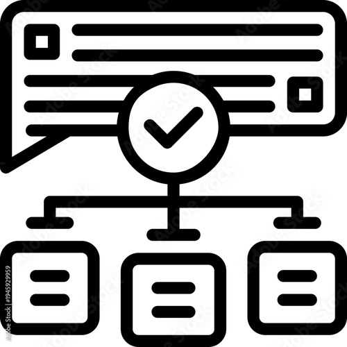 structure line icon. Clean and minimalist vector icon for websites, mobile apps, presentations, and logos. Fully scalable and customizable for any project.