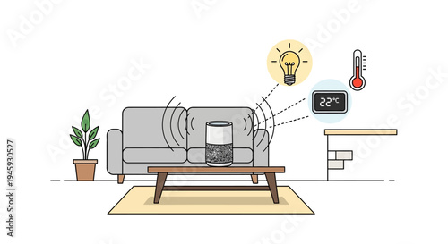 Smart Home Automation System Control.