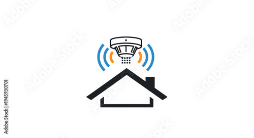Smart Home Security Alarm System Device.