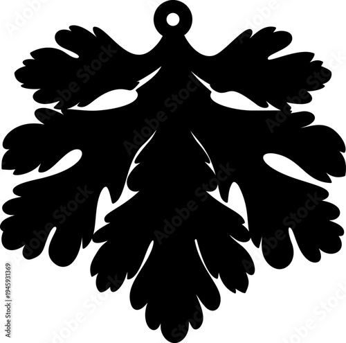 Leaves earrings laser cut template design isolated on a white background, showcasing intricate leaf shape pendant jewelry, concept of jewelry making, craft, diy