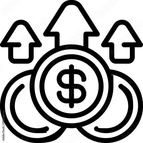 income line icon. Clean and minimalist vector icon for websites, mobile apps, presentations, and logos. Fully scalable and customizable for any project.