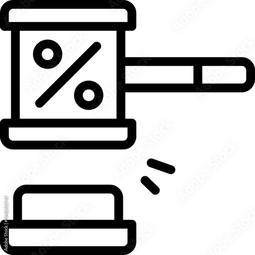 law line icon. Clean and minimalist vector icon for websites, mobile apps, presentations, and logos. Fully scalable and customizable for any project.