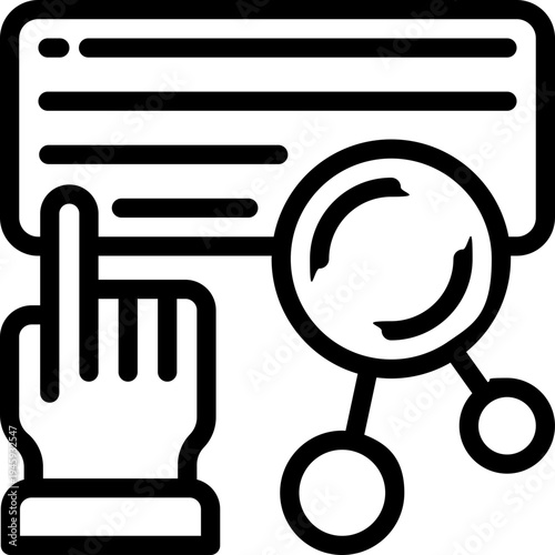 interactive line icon. Clean and minimalist vector icon for websites, mobile apps, presentations, and logos. Fully scalable and customizable for any project.