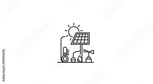 Solar panel renewable energy system.