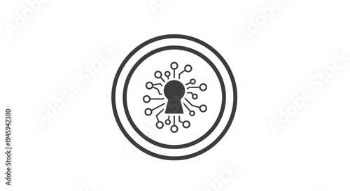 Virus cell microbiology science symbol.