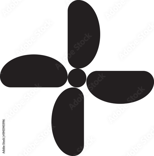 Vector propeller icon