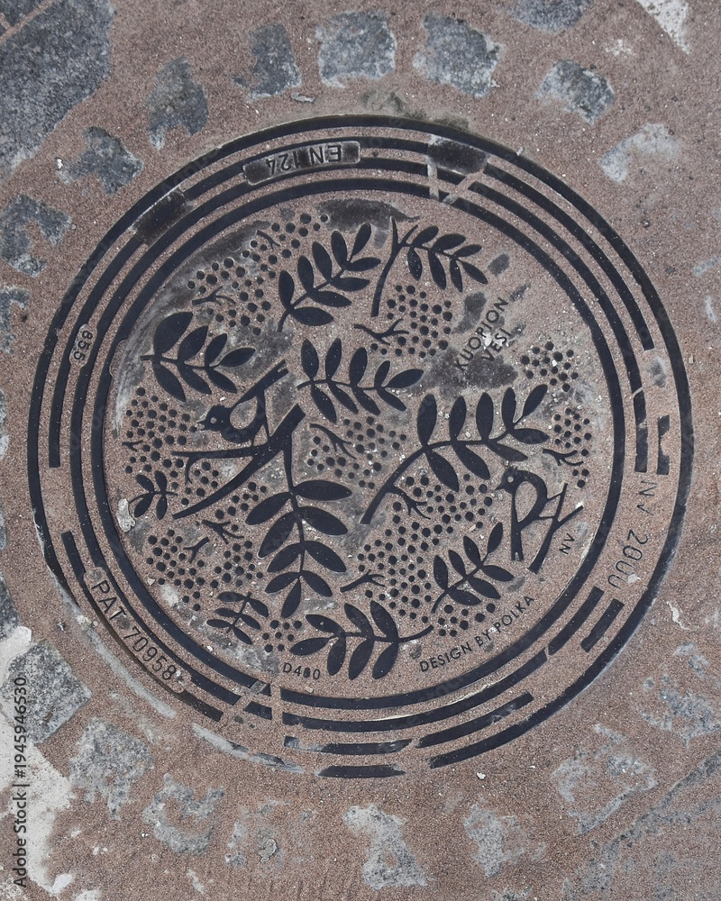 Obraz premium Manhole cover