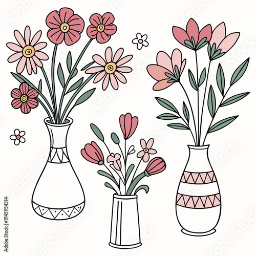 bouquet of tulips in vase