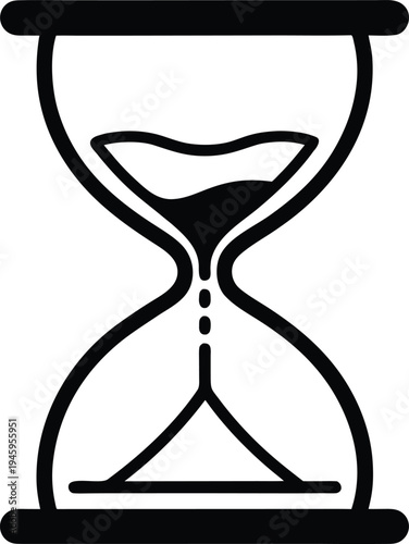 Simple Hourglass Halloween Icon