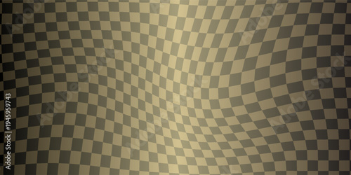 Checkered racing finish line flag. Black and gold checkered background. Fluttering flag. Premium luxury background for cards, invitation, poster, flyer, wedding card, luxe invite, prestigious voucher.