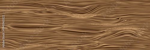 Uniform walnut wooden texture with horizontal veins. Vector wood background. Lining boards wall. Dried planks. Light wooden texture. Сut tree. Colored laminate. Cherry wood