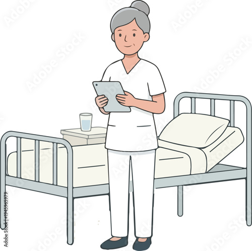 Pharmacist providing medication to a patient at pharmacy