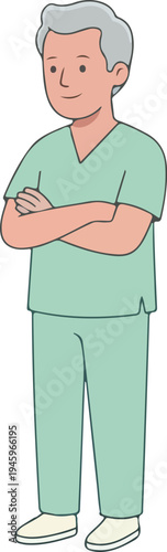 Ophthalmologist checking patient eye vision in clinic