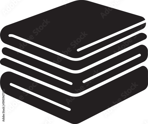 Wallpaper Mural A 3D design illustration of a black e-book icon on a metal button featuring a stack of blank paper books and a barcode to represent modern computer technology business Torontodigital.ca