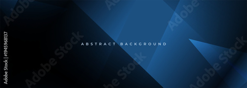 Blue geometric background with texture. Nighttime themed triangular pattern with highlights. Deep blue triangular abstract surface emphasizing security themes for branding and technology projects