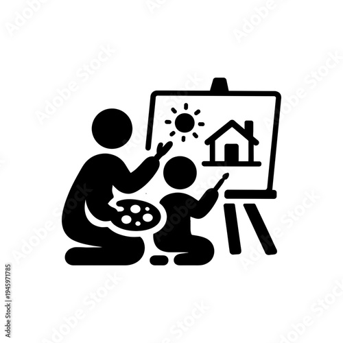 Painting Creative Art Lessons Icon