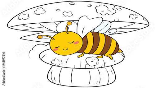 bee and honey
