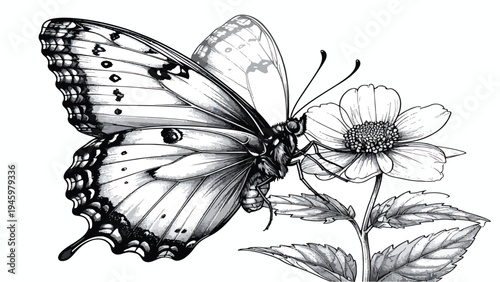 black swallowtail butterfly