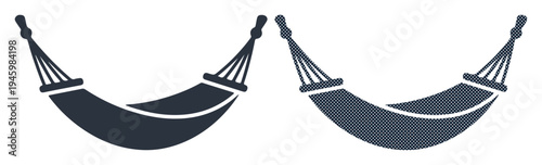 Relaxing hammocks waiting for leisure time