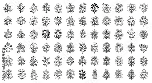 Colorful collection of diverse emoji-style icons depicting various human professions and activities isolated on transparent background