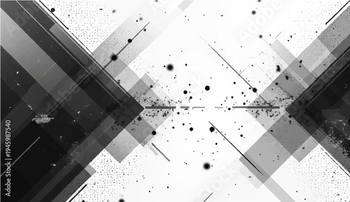 Abstract futuristic geometric background featuring digital architecture lines and 3D building blueprint patterns for urban technology design and engineering concept wallpaper