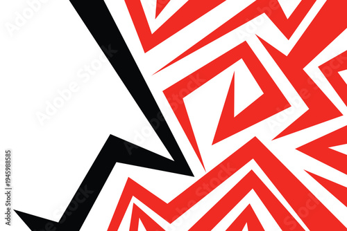 Abstract background with raw jagged spike pattern and with some copy space area