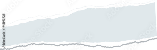 A torn piece of paper on a transparent background