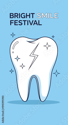 Innovative Bright Smile Festival Advertisement Promoting Exceptional Dental Health Practices
