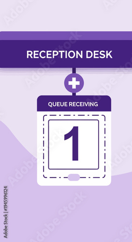 Innovative Digital Reception Concept With Queue Management and Efficient Service Delivery System