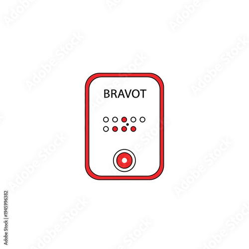 Innovative Digital Control Panel Design: Modern Interface with Integrated Button Elements