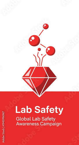 Innovative Graphic Depicting Lab Safety and Global Awareness for Scientific Research Programs