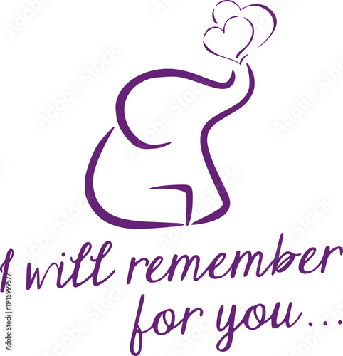 Alzheimers Awareness Svg, I will remember for you Svg