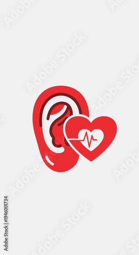 Innovative Visual Depiction of Auditory Health: Hearing and Cardiovascular Wellbeing Concept