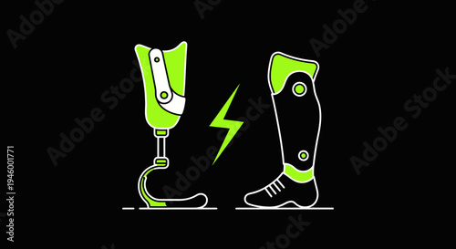 Innovative Prosthetic Limb Design and Advanced Technology in Medical Illustration