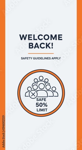 Innovative Social Distancing Guidelines for Safe Public Re-entry with Capacity Limits and Security