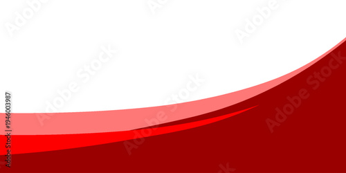 red curve wave panel background